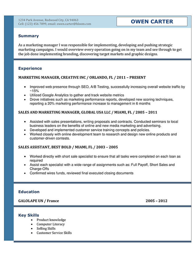 Tied Together Resume Template