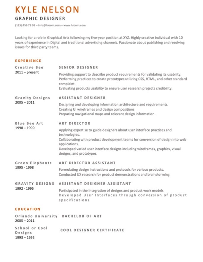 Broad Appeal Resume Template