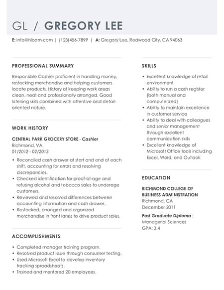 Skills Based Resume Template Word from www.hloom.com