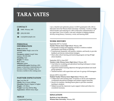 How to Write a Biodata Resume | Templates & Guide 2023