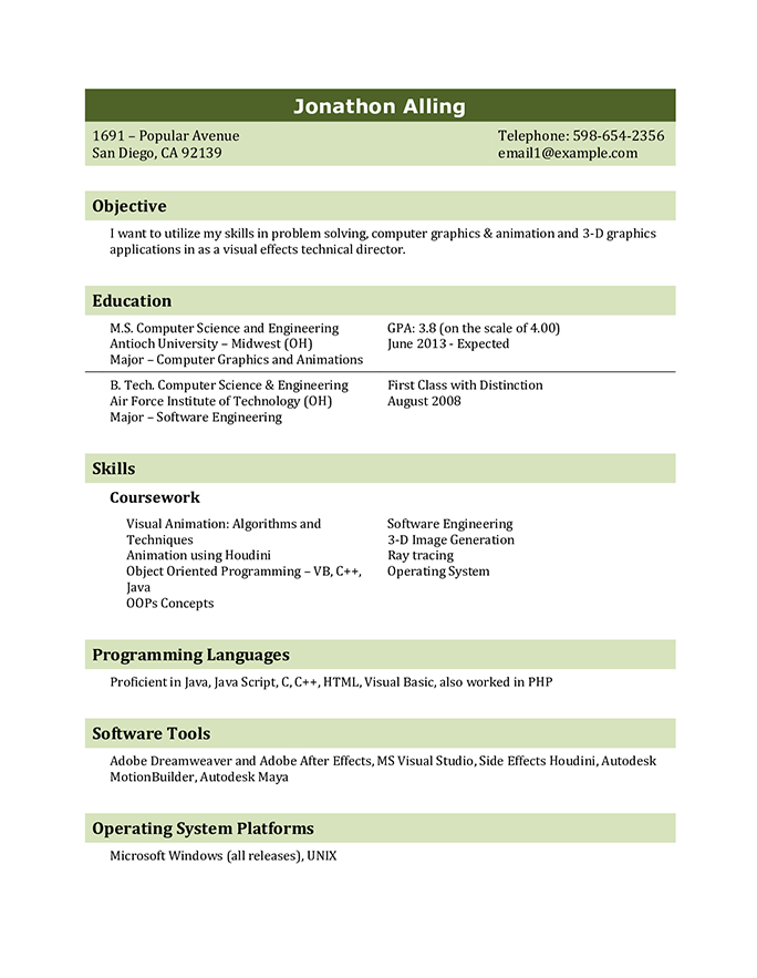High School Graduate Resume Templates and Guide High School Graduate Resume Templates and Guide