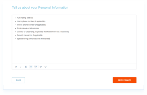 Federal Resume Template