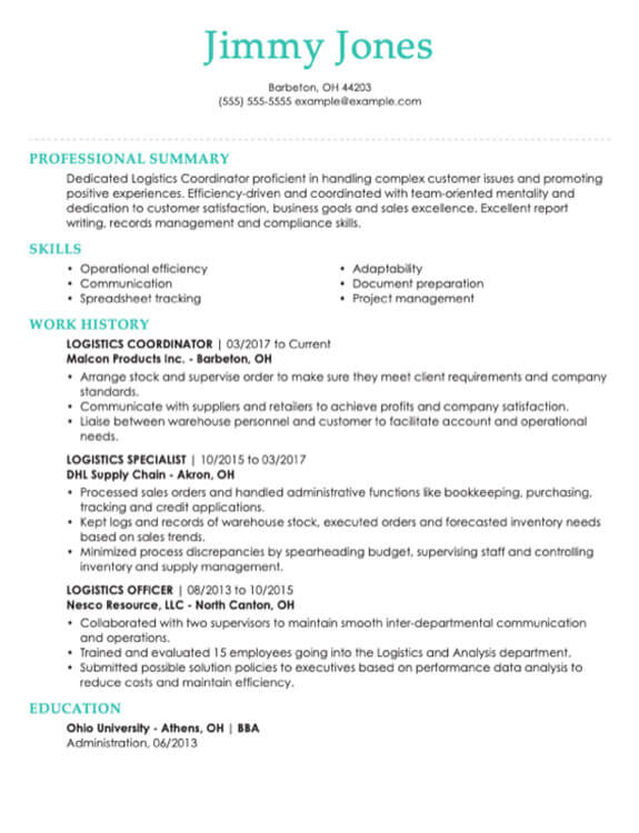 30+ Free Resume Examples to Get a Job in 2021  Hloom