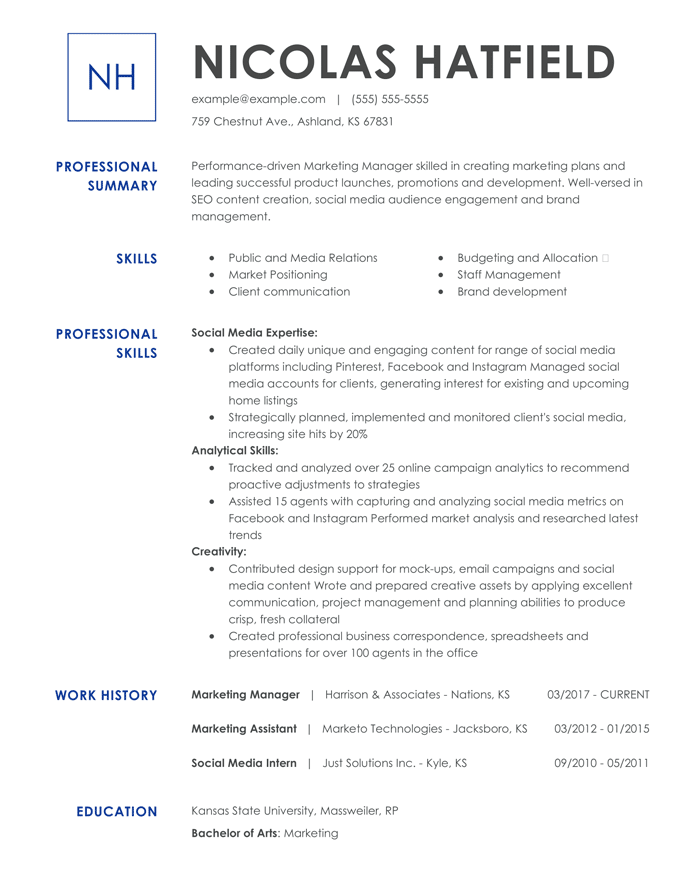 400+ Free Resume Templates  Edit & Download  Hloom