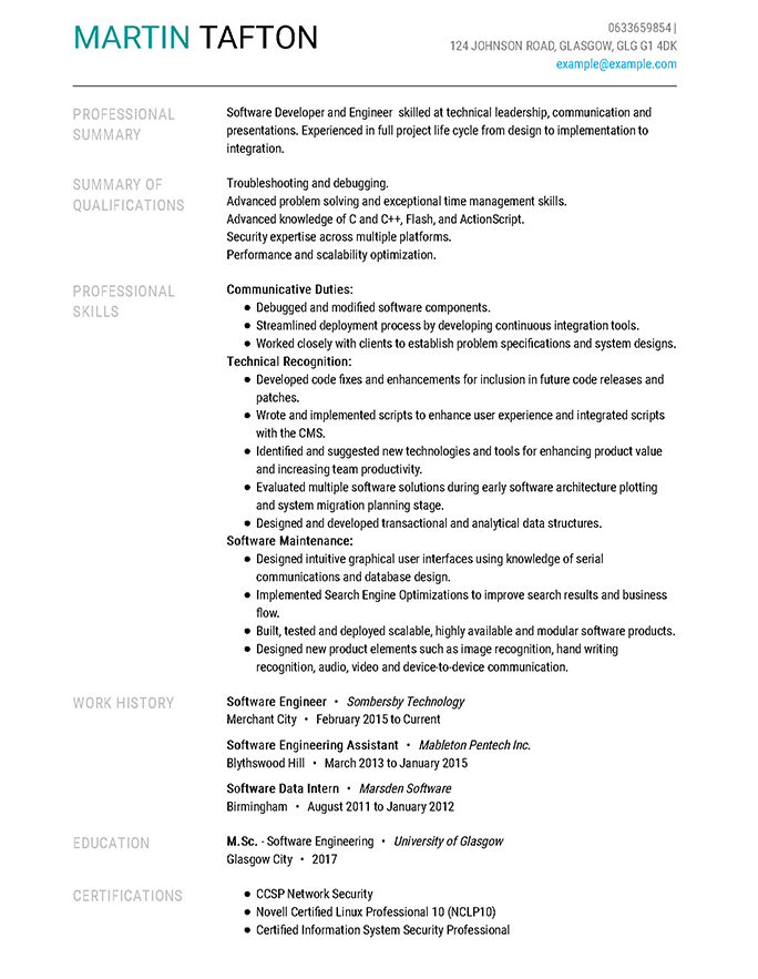 resume format guide and examples  choose the right layout
