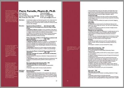 Post-doc Pharmacy CV Sample