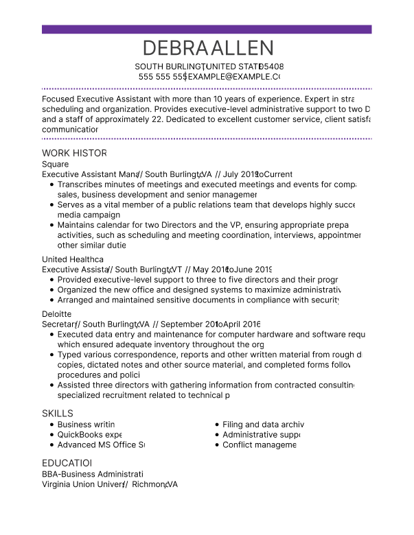 financial data analyst resume example first