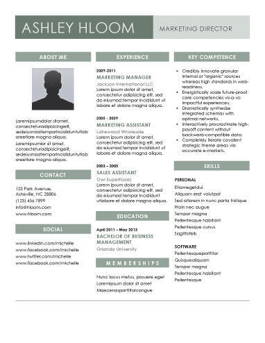 Slated for the Job Resume Template
