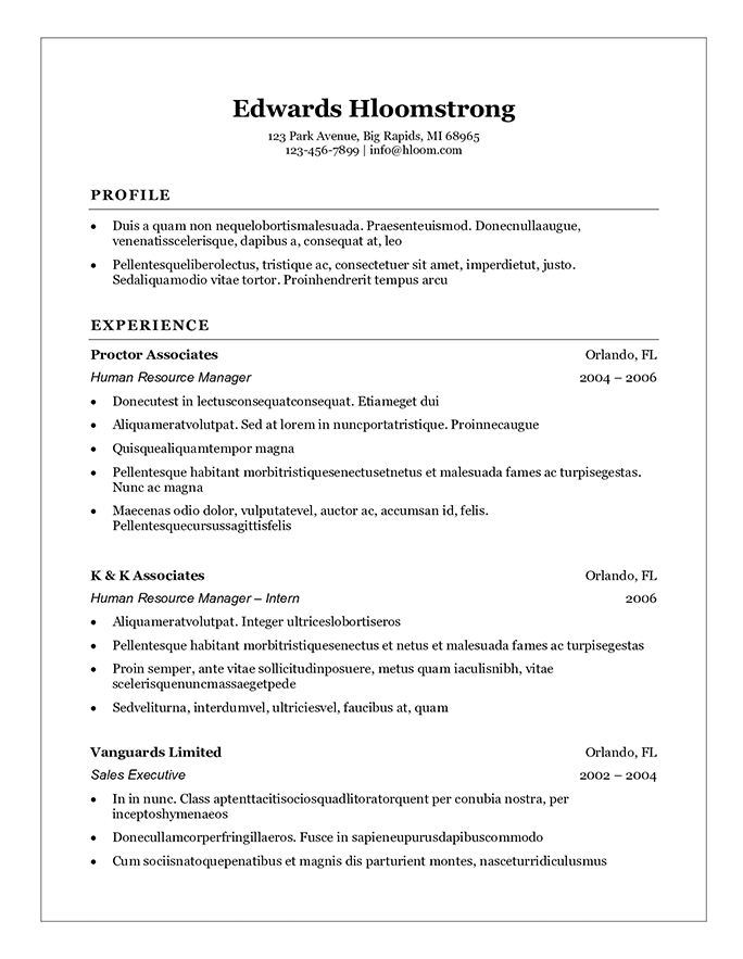 Template For Student Resume from www.hloom.com