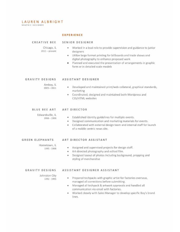 Detailed Resume Template from www.hloom.com